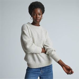 Everlane Oversized Alpaca Crew Sweater